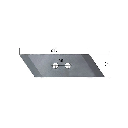 Dłuto L HARDOX500 do pługa Souchu pinet 1867672/L