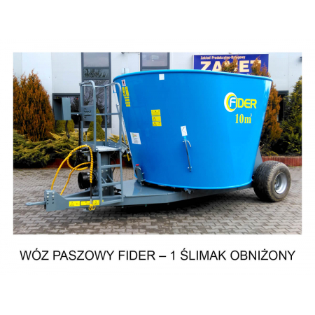 Wóz paszowy Fider – 1 ślimak obniżony