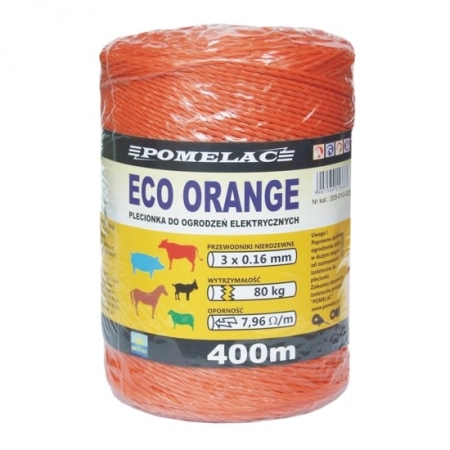 Plecionka Eco orange– 400m